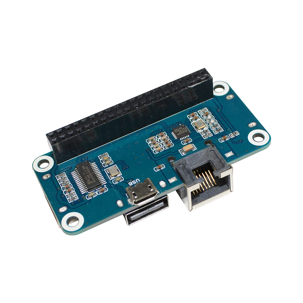Разветвитель USB/Ethernet RJ45 для Raspberry PI 4 3b + / 3 2 Zero W сетевой порт usb-хаб | Компьютеры и