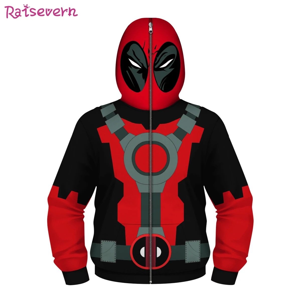 Raisvern/Новинка аниме дэдпул костюмы на молнии для костюмированной вечеринки