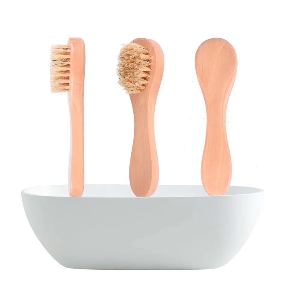 1 шт. деревянная щётка для мытья лица | Красота и здоровье