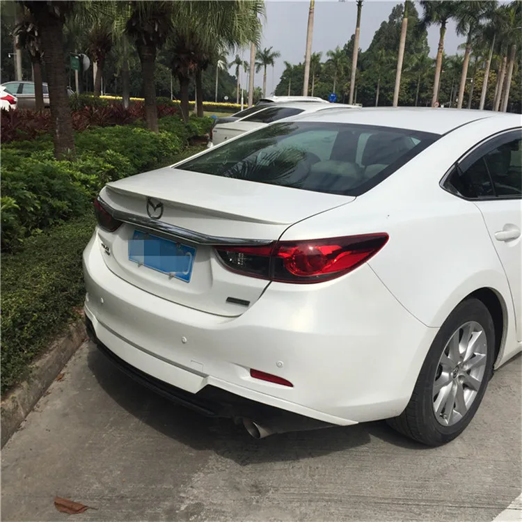 Спойлер для Mazda 6 2014 2019 Mazda6 ATENZA спортивный ABS Материал заднее крыло автомобиля