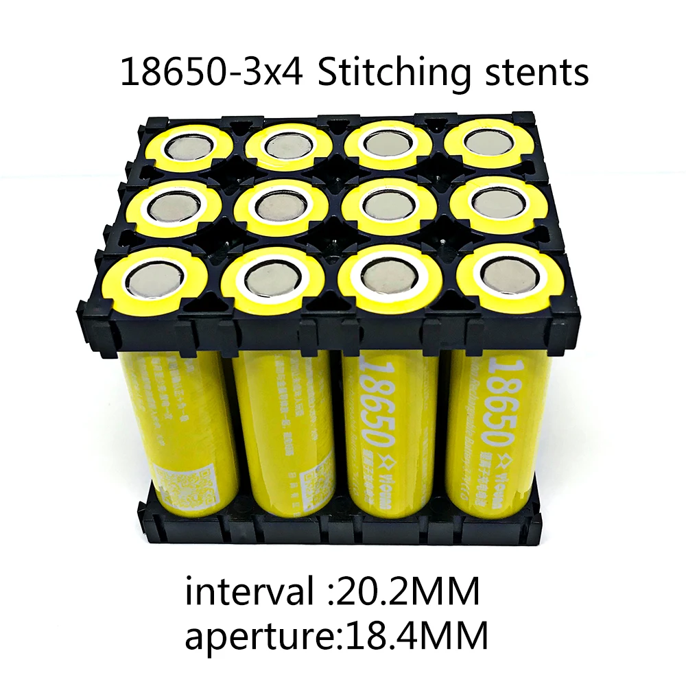 Alma 1pcs18650 3x4 цилиндрический Кронштейн подставка антивибрационный держатель Li Ion Cell