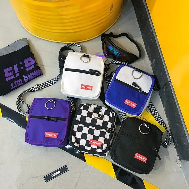 2020 новая Холщовая Сумка контрастная Ms. Packet Корейская версия для отдыха через