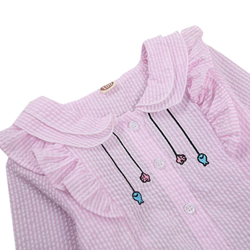 Одежда для маленьких девочек весенне Осенняя детская футболка мальчиков и