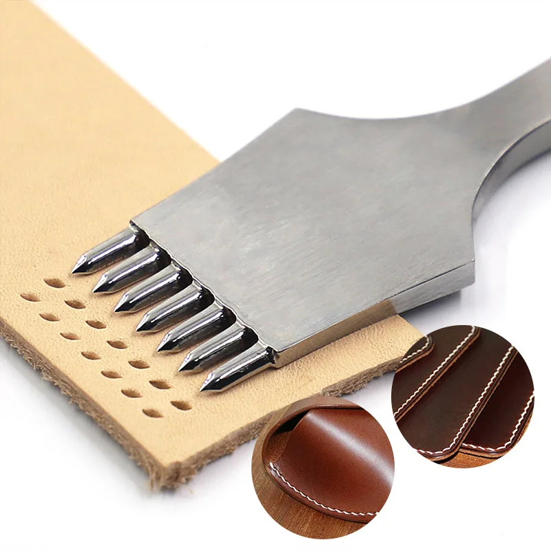 Высококачественное шитье кожи с зажимом искусственная кожа Lron острый инструмент