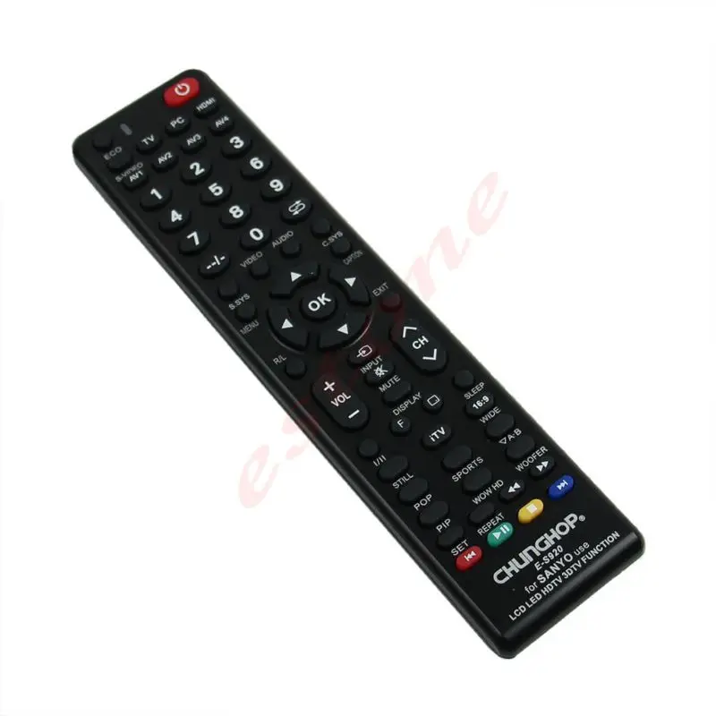 

Universal New Remote Control E-S920 For Sanyo Use LCD LED HDTV 3DTV Function E56B