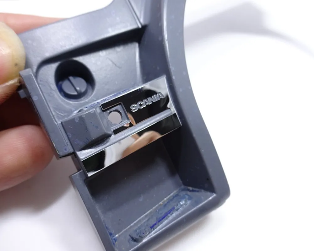 Металлические наклейки с логотипом педали прицепа трактора 1/14 для tamiya масштаб