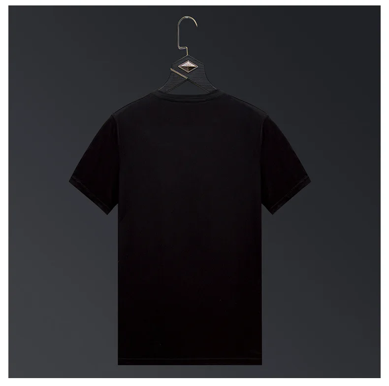 

Plus Size 6XL 2021 Fashion Leopard Rhinestones T Shirts Short Sleeve Streetwear O Neck T-shirt Slim Fit Man Camiseta Masculina