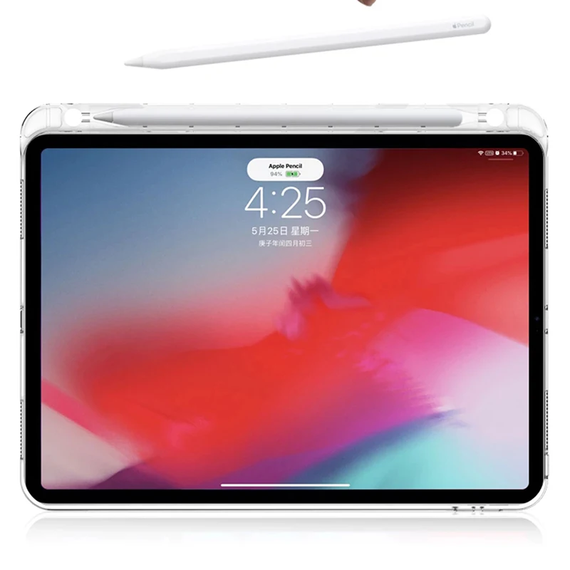 Прозрачный противоударный силиконовый мягкий чехол для Apple iPad Pro 11 2018 2020 2021 с