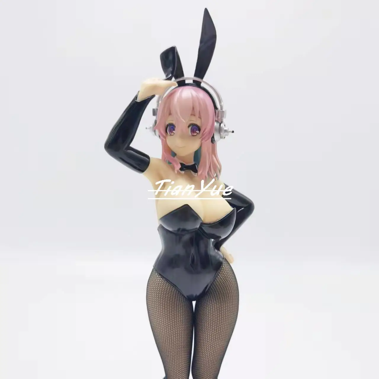 

Super Sonico black Bunny ver. Модели игрушек ПВХ сексуальная фигура 28 см