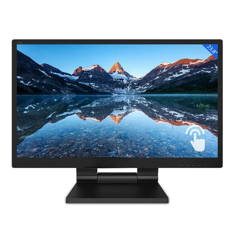 

242b9t Touch Screen Display 24-Inch Display Ten-Point Capacitance Touch Screen Lifting Bracket Desktop Computer Display