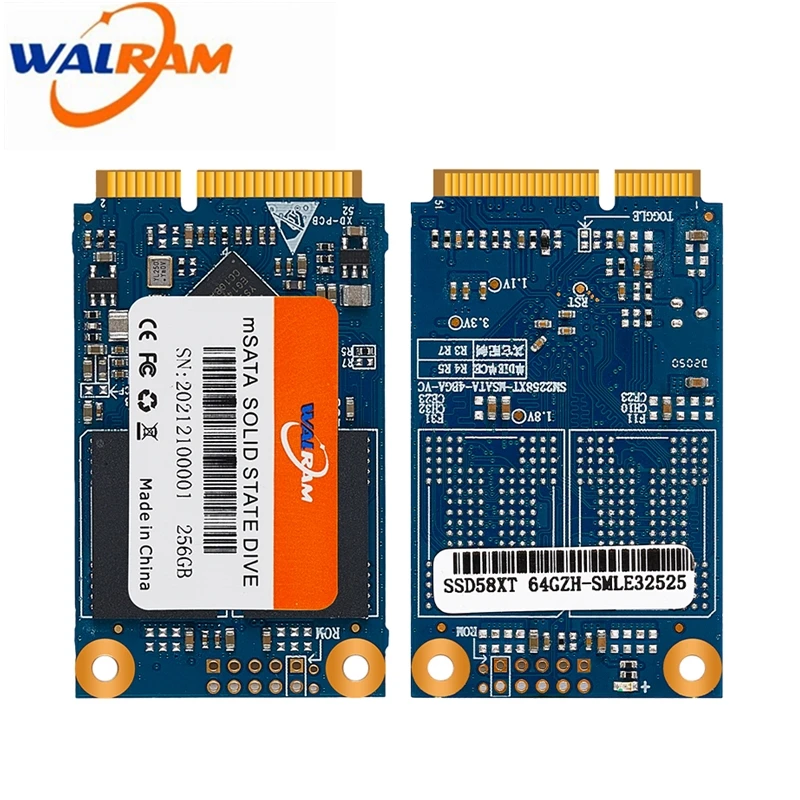 

Жесткий диск Walram mSATA SSD 128 ГБ 256 ГБ 512 ГБ 1 ТБ 2 ТБ HDD для компьютера 3x5 см Внутренний твердотельный жесткий диск для ноутбука hp