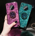 Чехол из эпоксидной золотой фольги с блестками для Huawei Mate 40 30 20 P40 P30 P20 Pro Lite Honor 9A 9C 10X 20 Lite 10i 20S 20i P Smart 2021