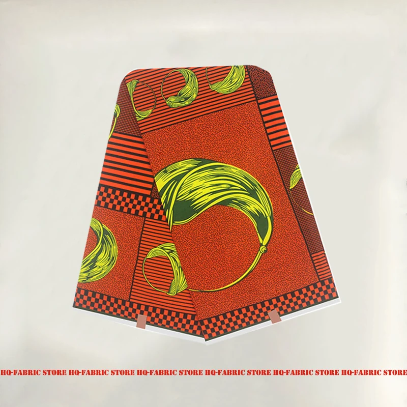 

African Style Dress Materials For Sewing High Quality Cotton Fabric With Dye Real Ankara Wax Prints Fabric By The Yards V-L 179