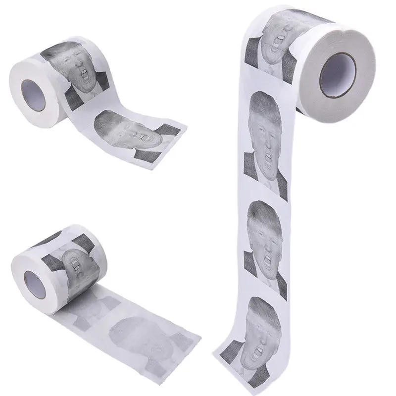 Новинка 2020 Дональд Трамп туалетной Бумага рулон $100 цена в долларах Необычные