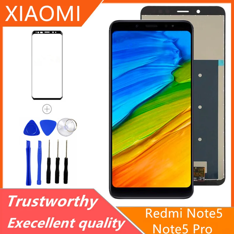 ЖК-дисплей для Xiaomi Redmi Note 5 Pro сенсорный экран 99 дюйма дигитайзер с рамкой |