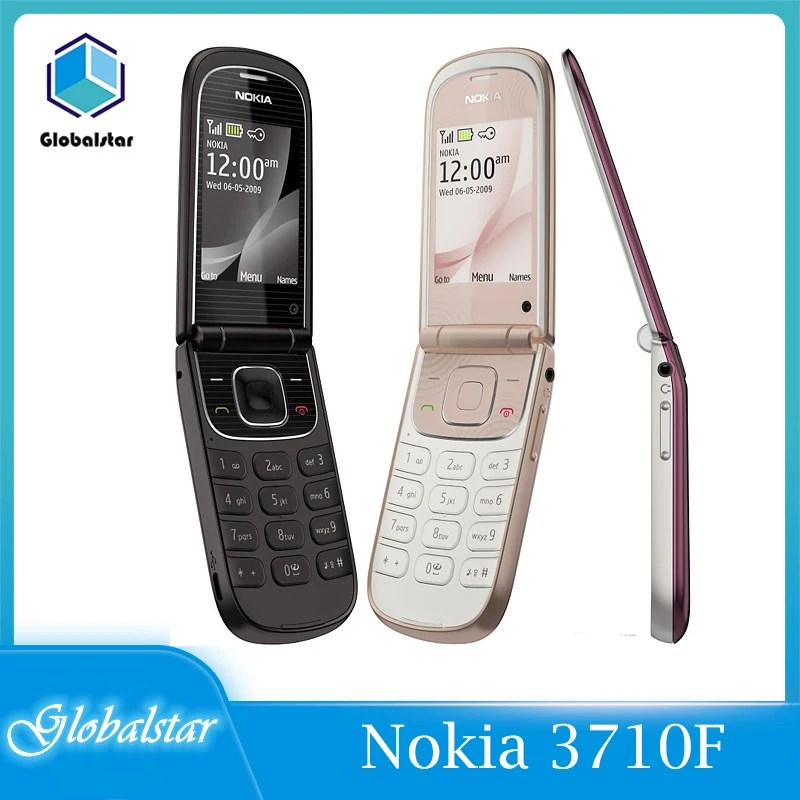 

Nokia 3710f refurbished Original Nokia 3710 Fold Unlock 3G Phone English Russian Arabic Hebrew Keyboard