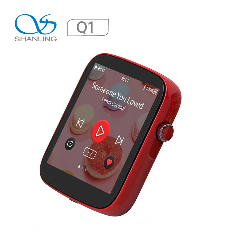 Портативный Hi-Fi плеер Shanling Q1 ES9218P DAC/AMP двухсторонний Bluetooth Hi-Res 32 бит/384 кГц |