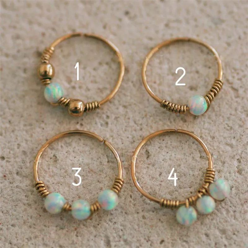 Кольцо для пирсинга носа из серебра 925 пробы 10 мм|Украшения волос броши и