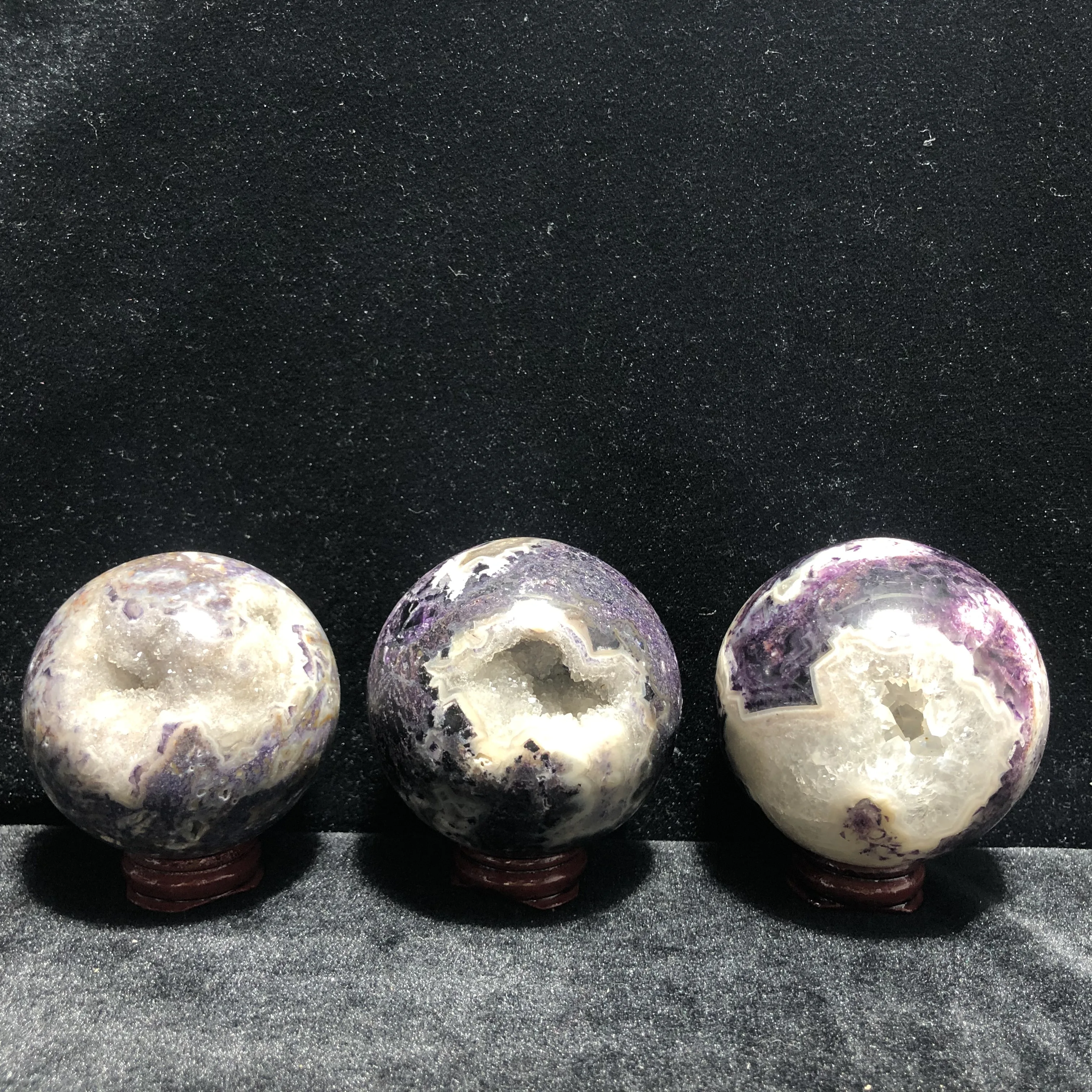 

Natural Fluorite Agate Quartz Hand-Polished Feng Shui Sphere Chakra Ball Healing Reiki Home Decoration Stone Handicraft Spheres