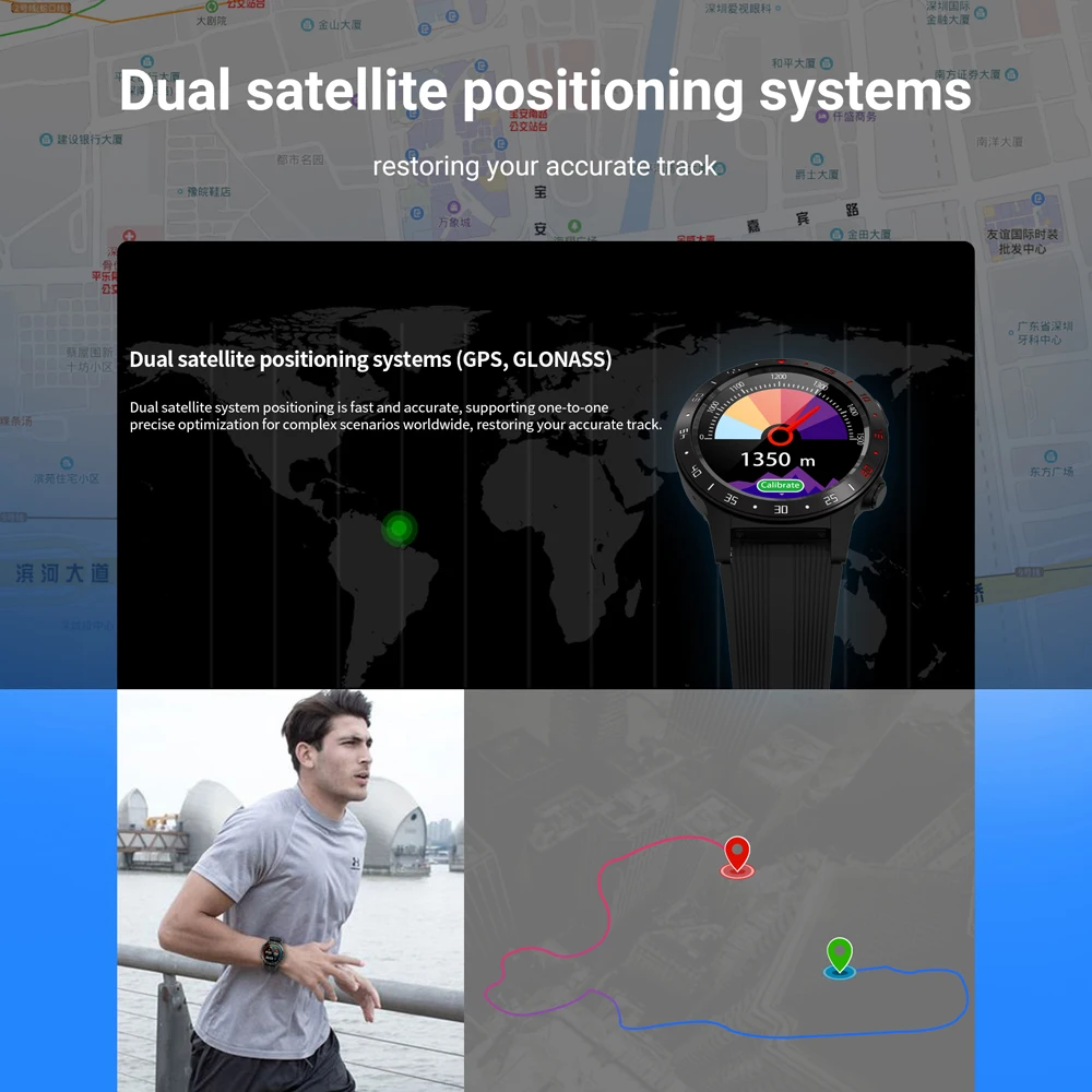 Новинка 2020 умные часы SENBONO M5 водонепроницаемые носимые Bluetooth телефонные звонки GPS