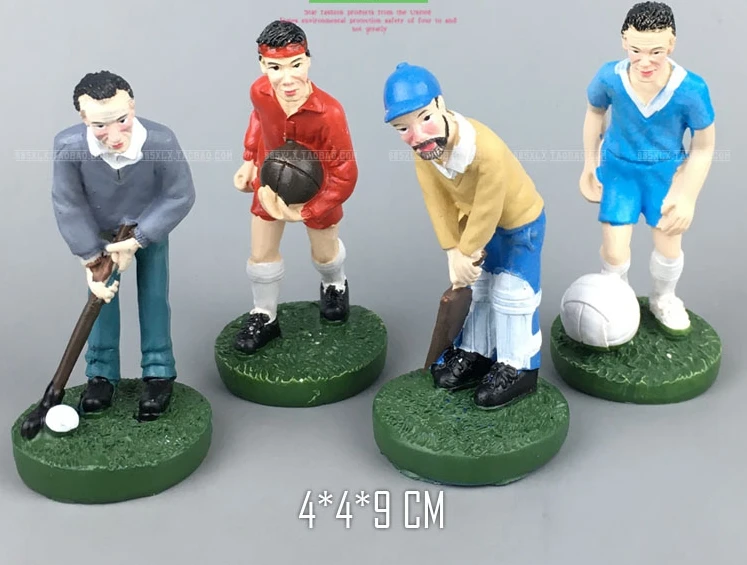 

resin figure mental psychological sand table game box court therapy Player Football Baseball golfer sports player