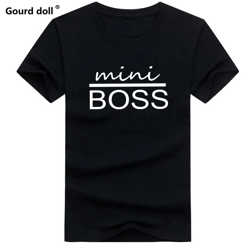 Gourd doll Family Matching Outfits Mommy Daddy Kid Son Baby T-Shirt Shirts Family Clothes Child T-Shirt Letter Print Tops