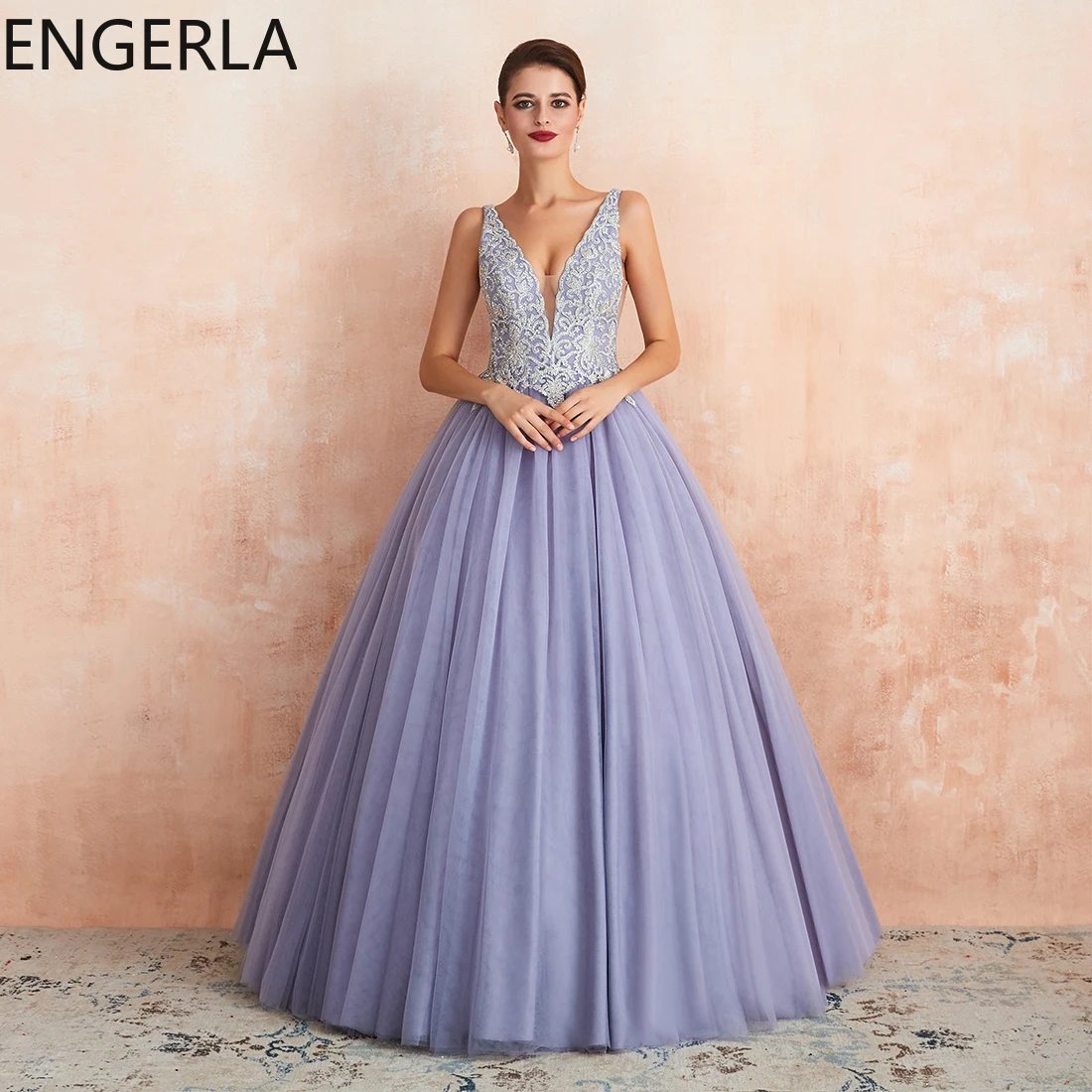 2021 Новое Вечернее платье с длинными дорожный Длина кружевами и блестками размеры