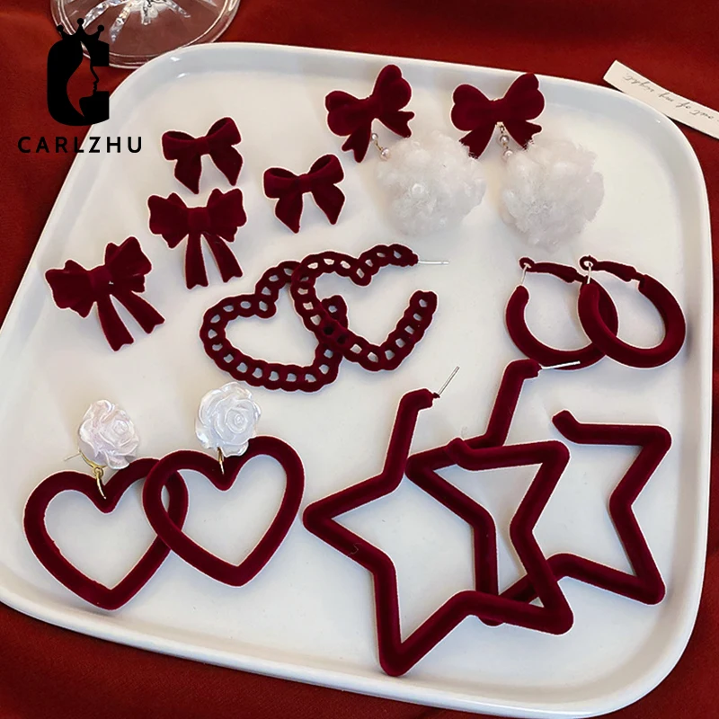 

Женские винтажные серьги-подвески, серебро 925 пробы, винно-красный цвет