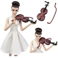 doll 112 scale instruments dollhouse miniature musical guitar for barbies doll accessories christmas childrens day girls toy