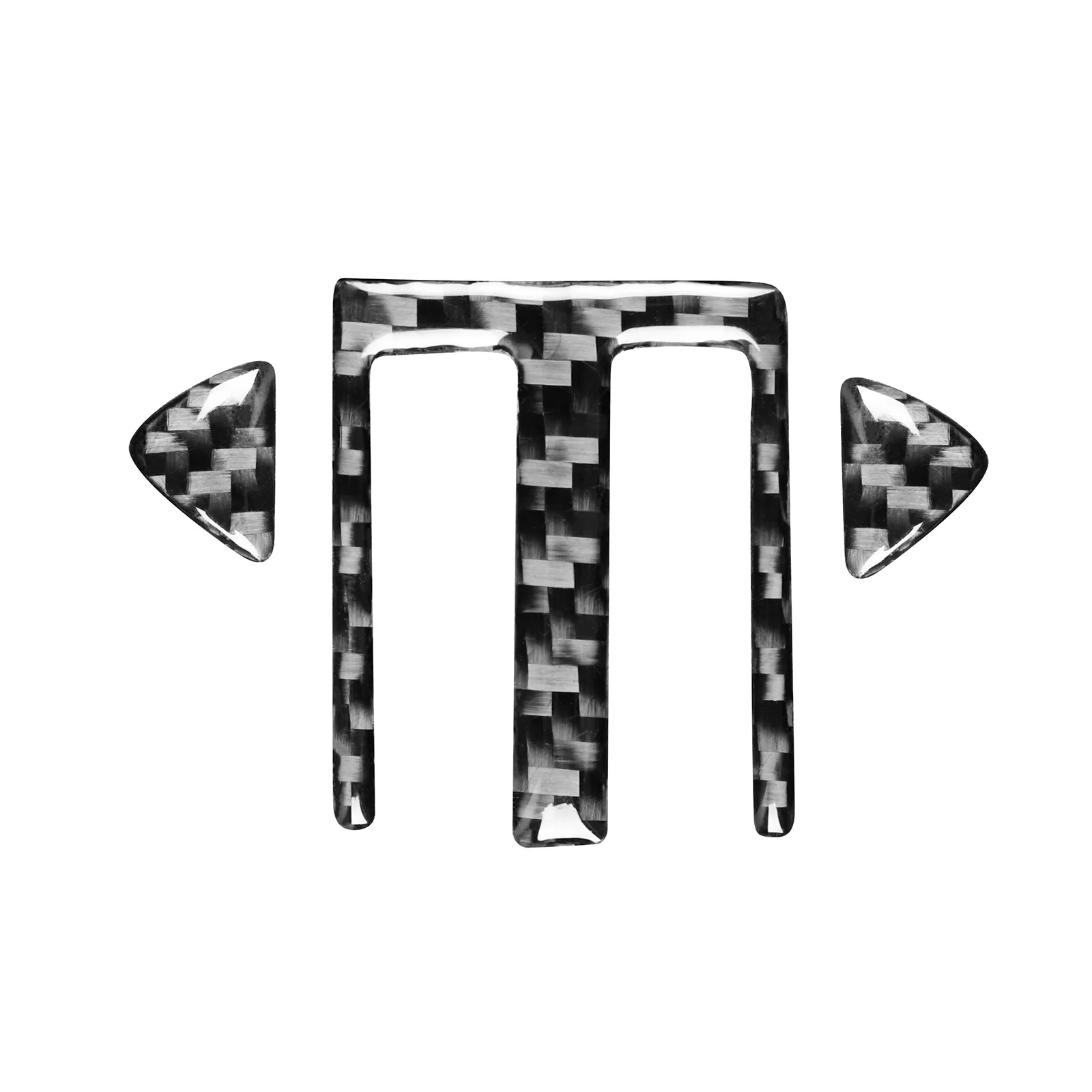 

3 шт., декоративные наклейки из углеродного волокна для вентиляционного отверстия автомобиля