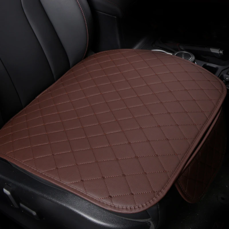 Универсальный кожаный чехол для автомобильного сиденья переднего ряда на одно