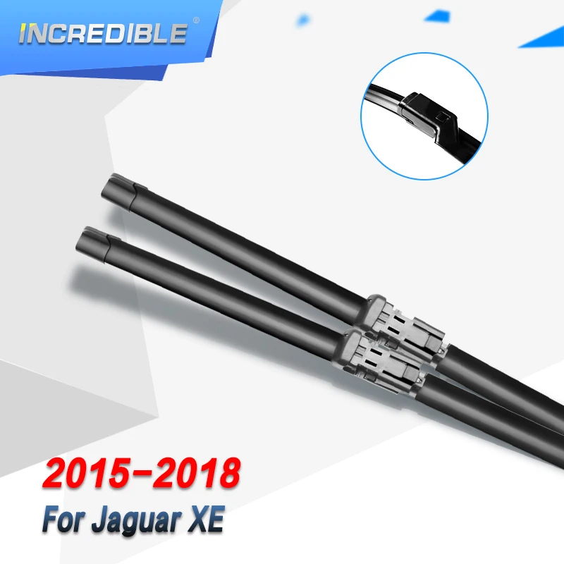 

INCREDIBLE Wiper Blades for Jaguar XE Fit Push Button Arms 2015 2016 2017 2018