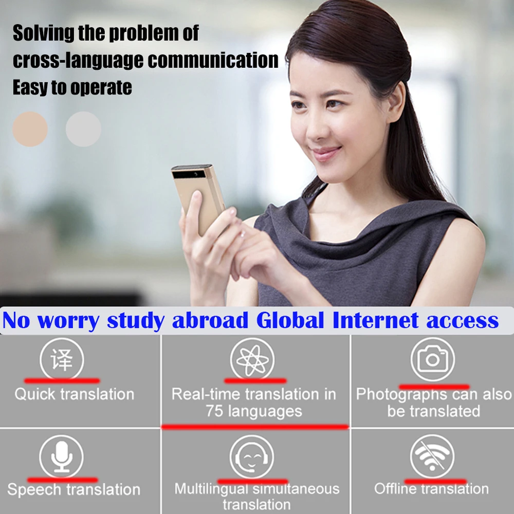 Камера автономный переводчик многоязычный портативный умный голосовой