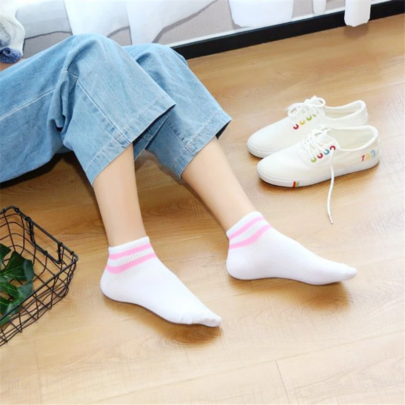 1 пара носки унисекс 10 Цвета двумя полосками в классическую полоску для любителей