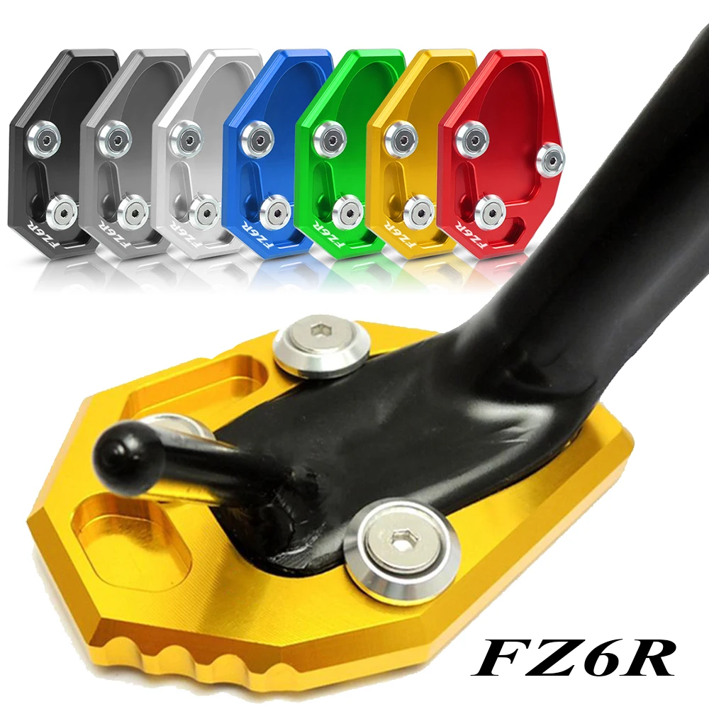 

For Yamaha FZ6R FZ-6R FZ6 R 2009 2010 2011 2012 2013 2014 2015 Motorcycle Side Stand Enlarge Pad Foot Kickstand Extension Plate