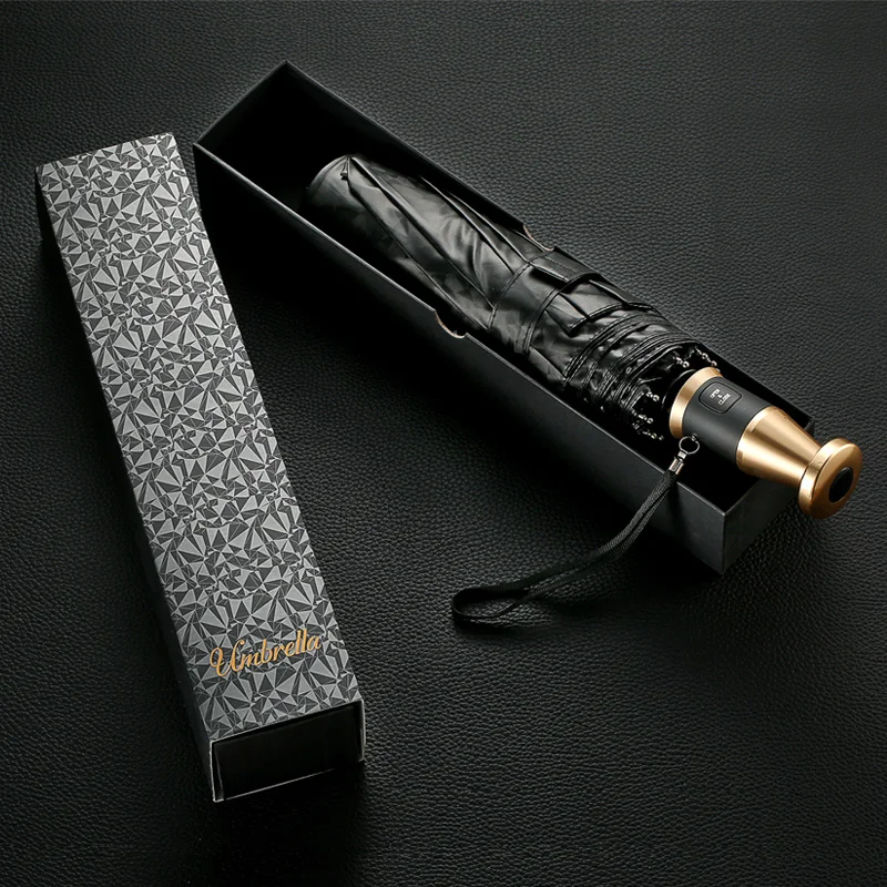Miglior Ombrello Pieghevole Per Auto Ombrello Vintage Antivento Portatile Ombrelli Completamente Automatici Pioggia Chiara Ombrellone Necessità Quotidiane EF50YS