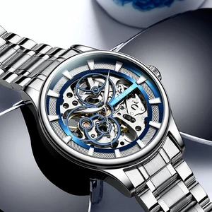 New Men Watches TEVISE Top Brand Luxury Automatic Mechanical Male Sport Clock Army Stainless Steel C