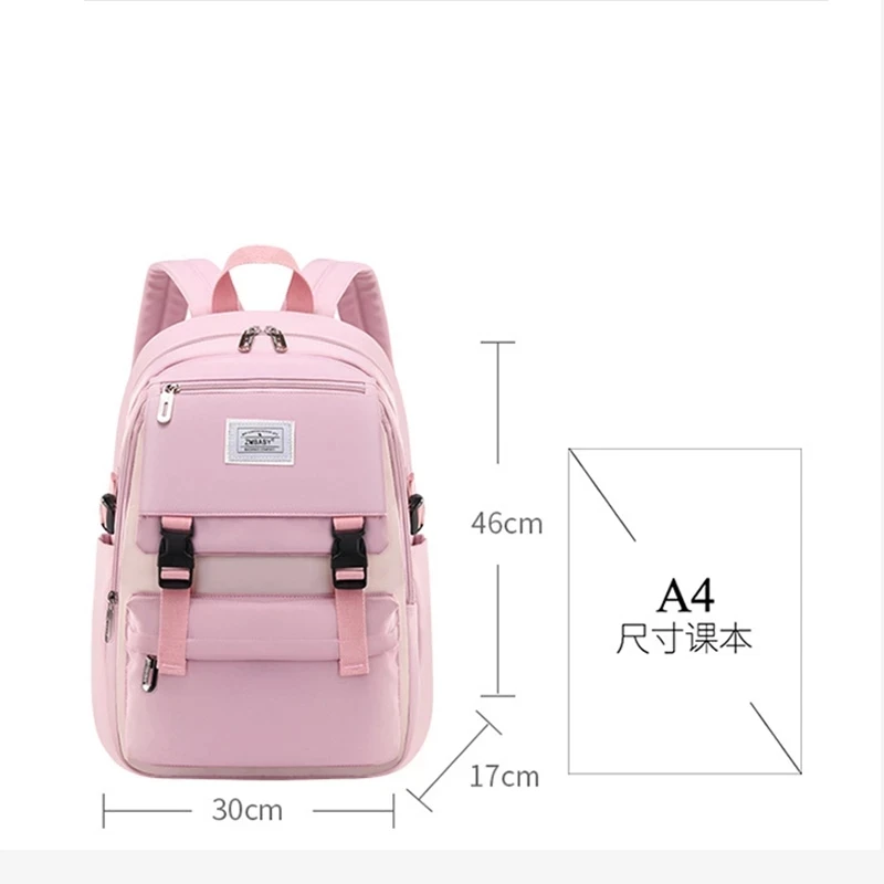 Orthopedic Backpack School Bag for Teen Girl Nylon Backpack Children School Bookbag Girl's School Bags Rugtas;sac ecole fille