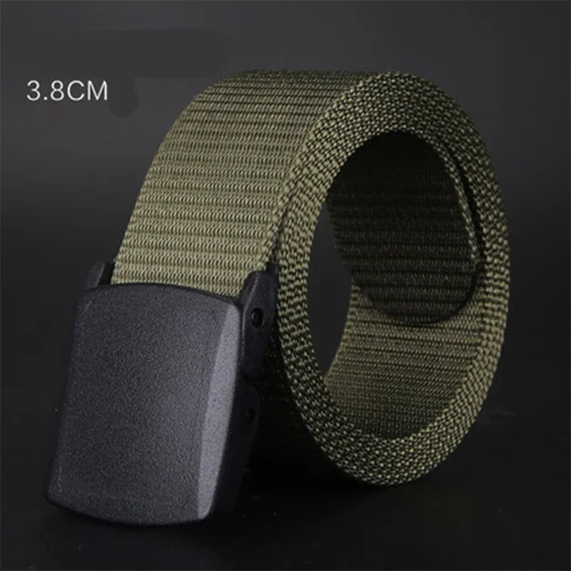 Мужской холщовый ремень MINGLILONG повседневный тактический с автоматической