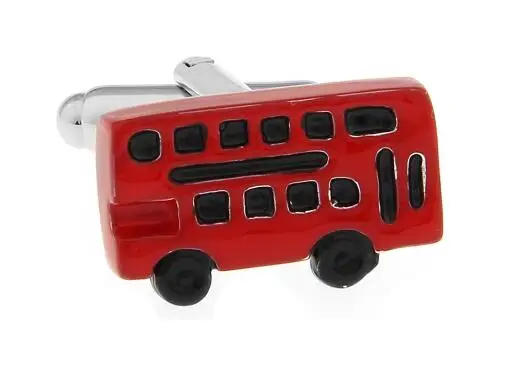 10 пар/лот творческая детская игрушка автомобиль запонки эмалью в виде