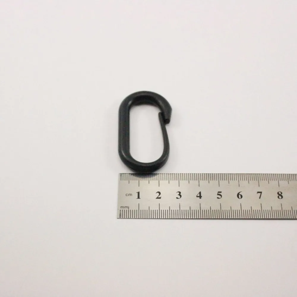 D-образный карабин для скалолазания пластиковый крюк зажим ключей портативный