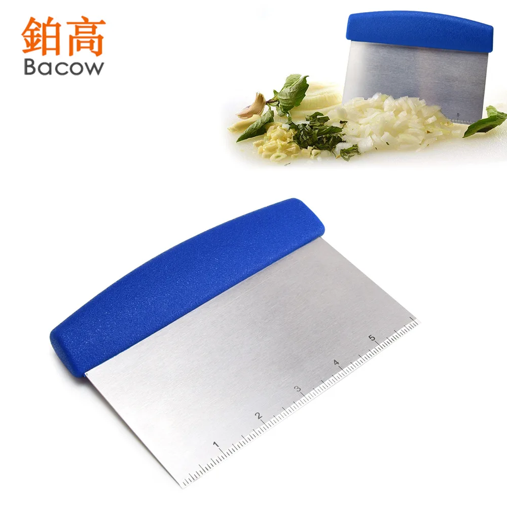 Нержавеющая сталь весы для выпечки резак портативный скребок муки нож теста