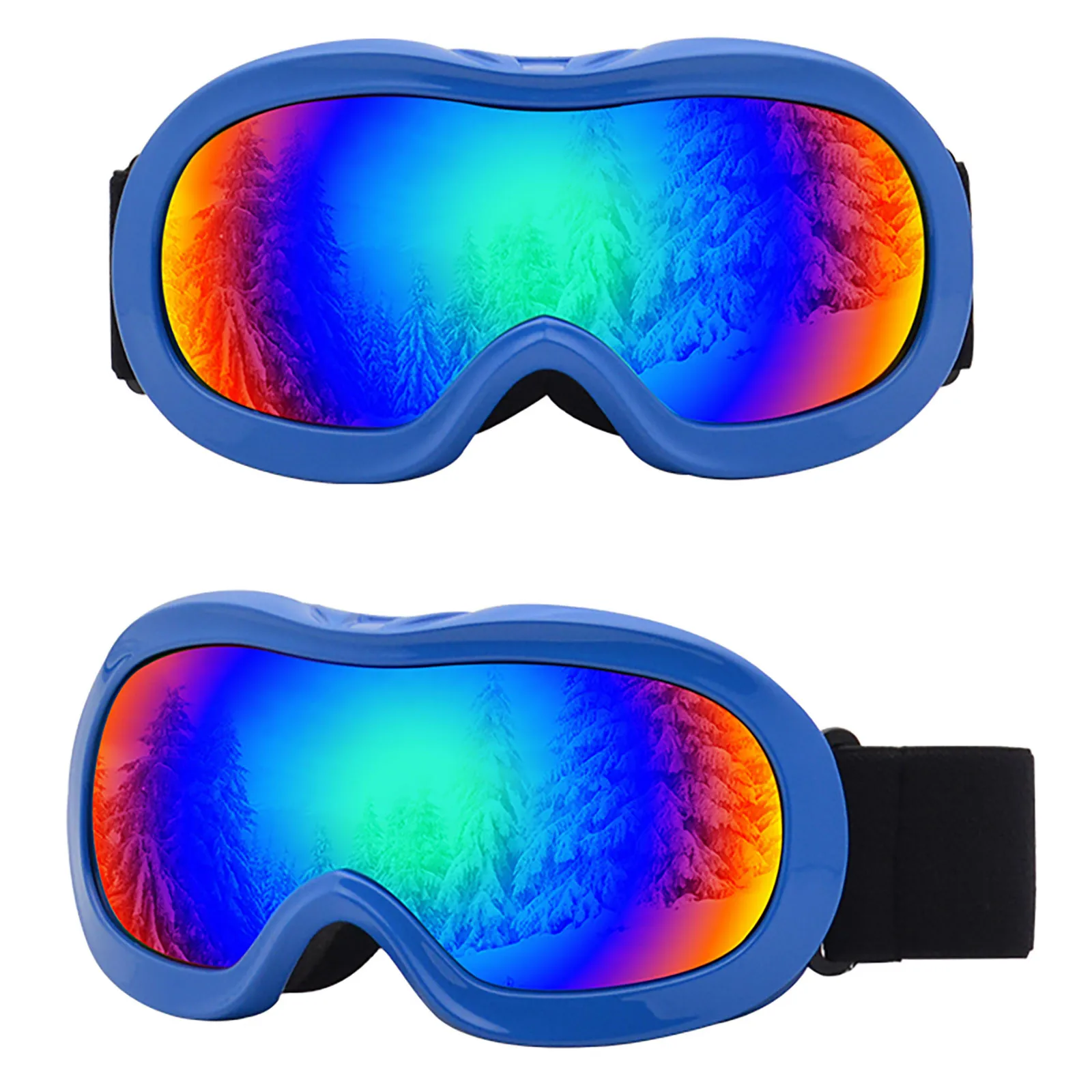 Детские лыжные очки снег 4 вида цветов Солнцезащитные ветрозащитный