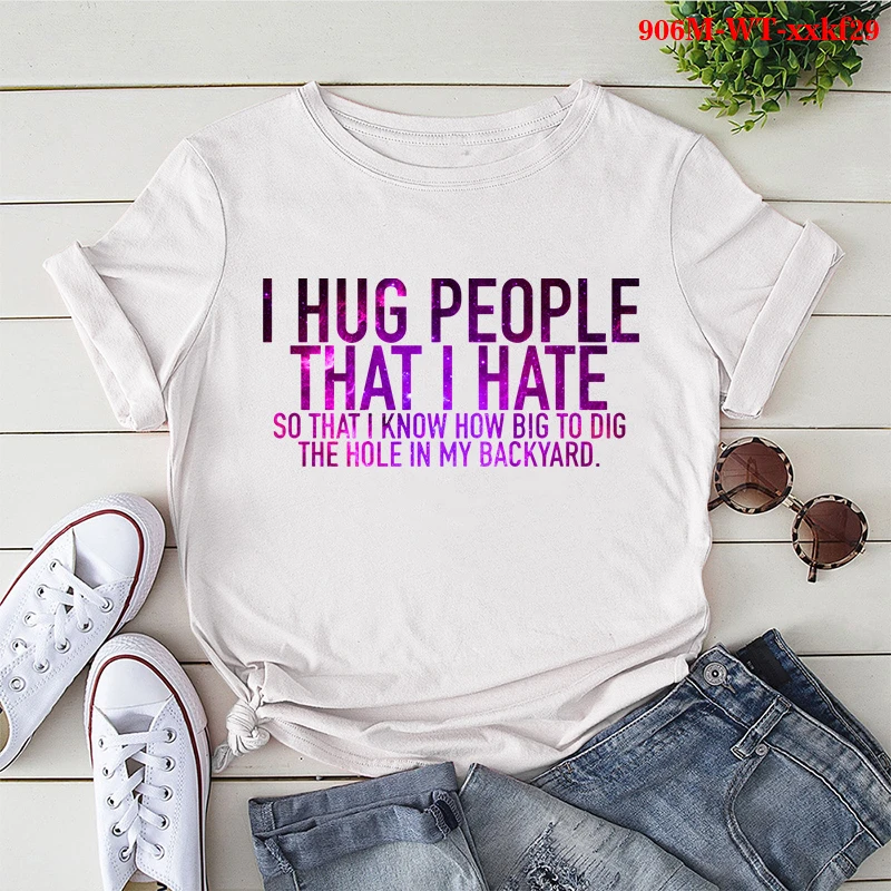 

Harajuku Letter Pattern Printing T-shirt Funny Women T Shirts Streetwear 2021 Harajuku Gothic T-shirts Men Fashion Summer Tops