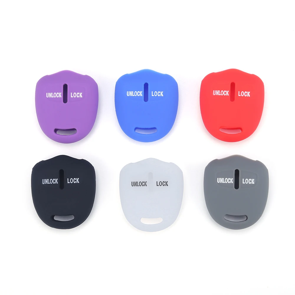 Чехол для ключа с 2 кнопками силиконовый защитный чехол от автомобиля