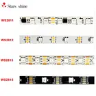 Светодиодная лента WS2811 WS2812B WS2813 WS2815 3060144 PixeIsLedsM Smart RGB светильник ная лента белыйчерный PCB IP306567 DC5V DC12V