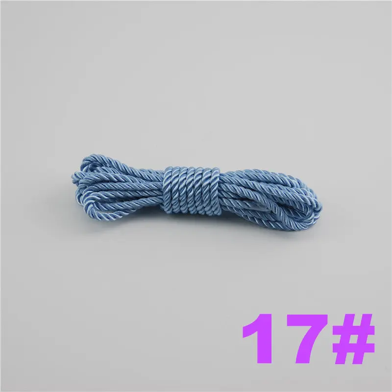 17 FASMILEY DIY Cord Jewelry findings 3 мм плетеный Канат мульти сплошной Цвет витая нить DIY аксессуары строка поставляет 100 м DS217 - Цвет: 17