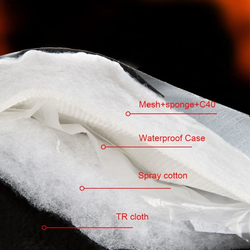 

Winter Outdoor Heated Gloves Three-speed Thermostat Warm and Cold-proof Electric XXUF