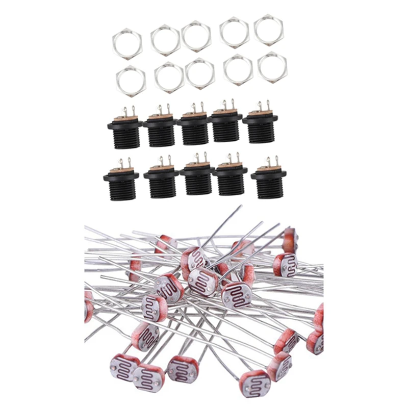 10X Разъем питания постоянного тока гнездо панель крепление зарядный разъем