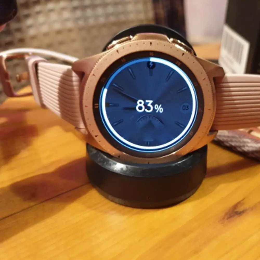 Беспроводное быстрое зарядное устройство для Samsung Gear S3/S2 портативное Watch 46 мм/42 мм